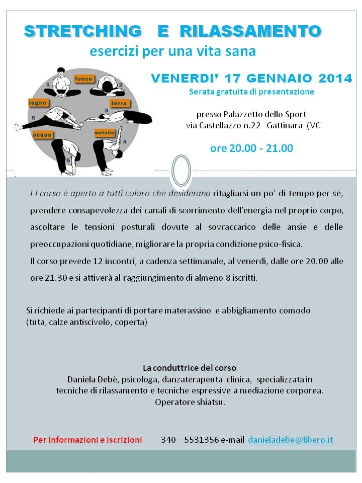 Stretching e rilassamento - 2014